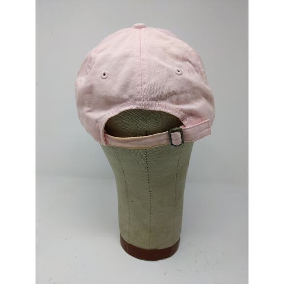 Breast Cancer Awareness Slideback Hat Embroidered Ribbon Logo Pink - Picture 6 of 9